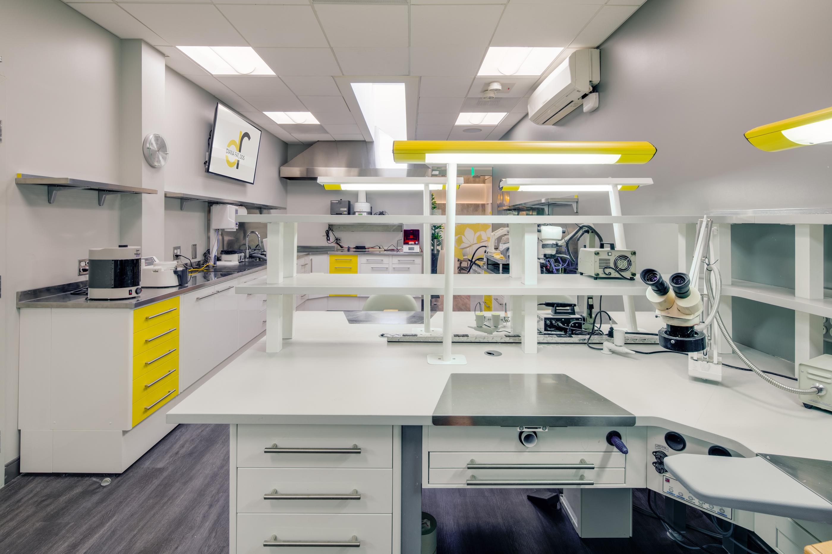Our state of the art dental lab in Sacramento